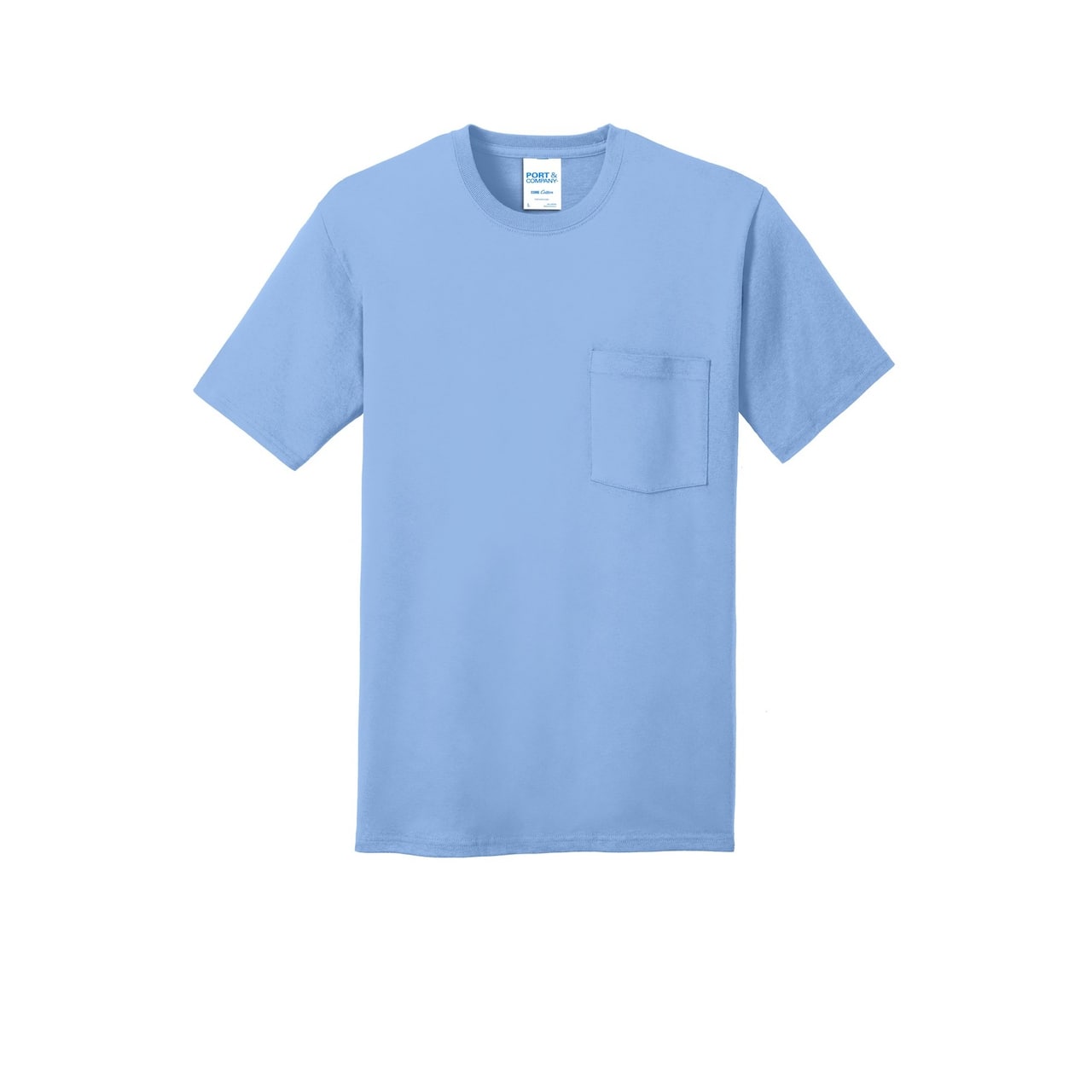 Port & Company® Core Cotton Pocket Adult T-Shirt